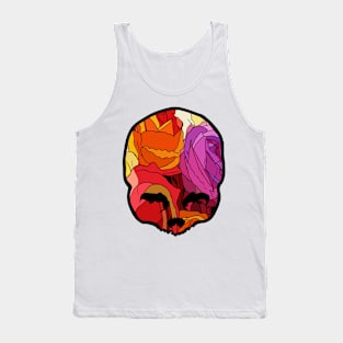 Flowery Skull Tank Top